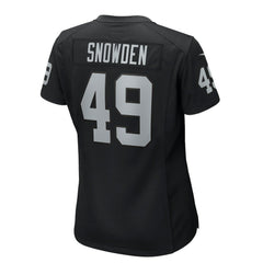 Charles Snowden Las Vegas Raiders Women's Team Game Jersey Black - Nike