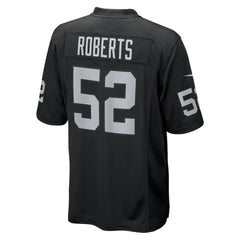 Elandon Roberts Las Vegas Raiders Team Game Jersey Black - Nike