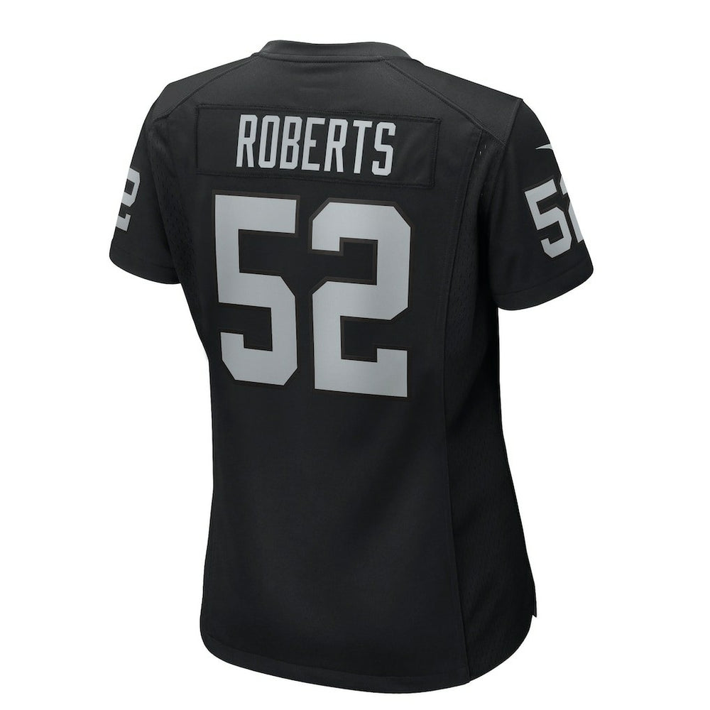 Elandon Roberts Las Vegas Raiders Women's Team Game Jersey Black - Nike