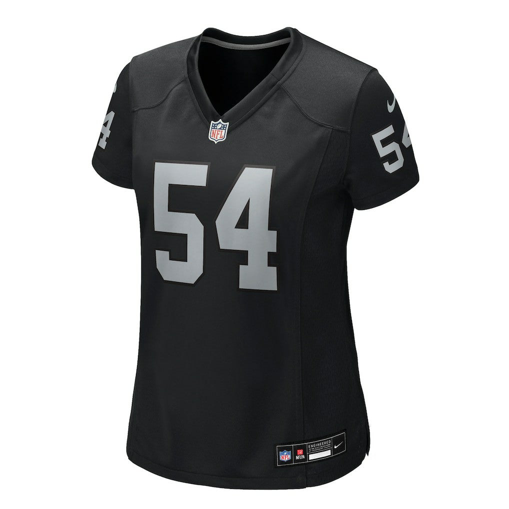 Brennan Jackson Las Vegas Raiders Women's Team Game Jersey Black - Nike