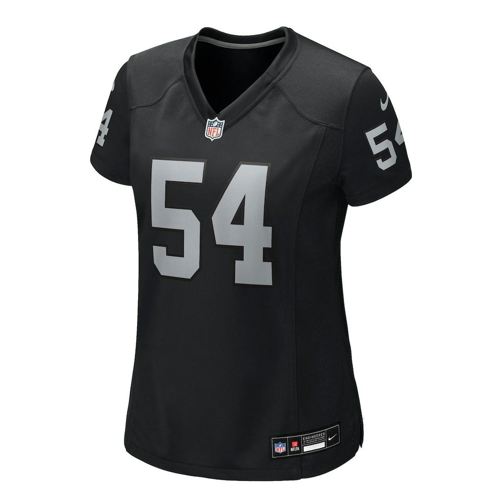 Brennan Jackson Las Vegas Raiders Women's Team Game Jersey Black - Nike