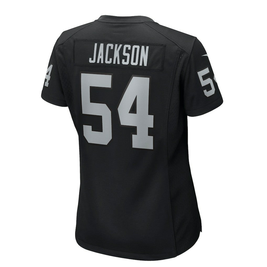 Brennan Jackson Las Vegas Raiders Women's Team Game Jersey Black - Nike