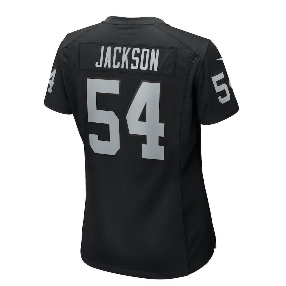 Brennan Jackson Las Vegas Raiders Women's Team Game Jersey Black - Nike
