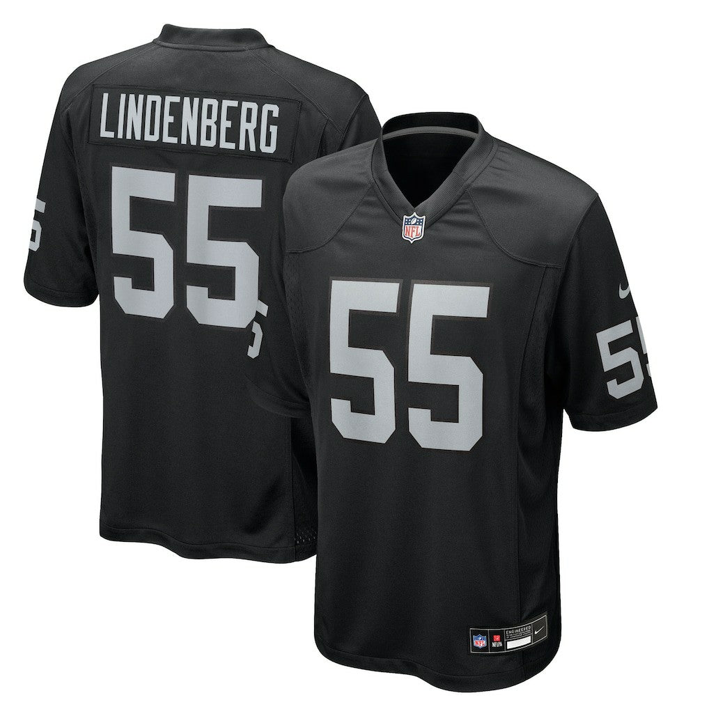 Cody Lindenberg Las Vegas Raiders Team Game Jersey Black - Nike
