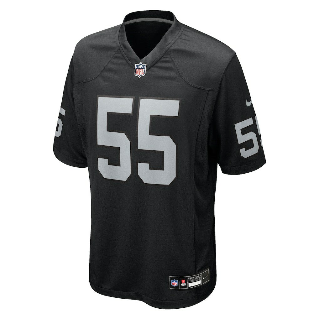 Cody Lindenberg Las Vegas Raiders Team Game Jersey Black - Nike