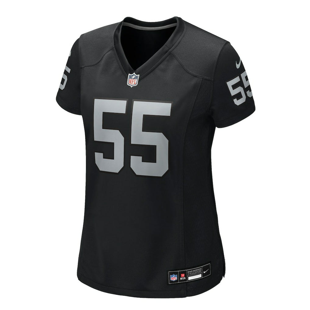 Cody Lindenberg Las Vegas Raiders Women's Team Game Jersey Black - Nike