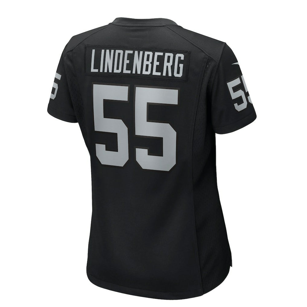 Cody Lindenberg Las Vegas Raiders Women's Team Game Jersey Black - Nike