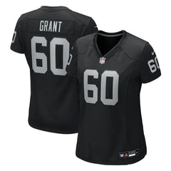 Charles Grant Las Vegas Raiders Women's Team Game Jersey Black - Nike