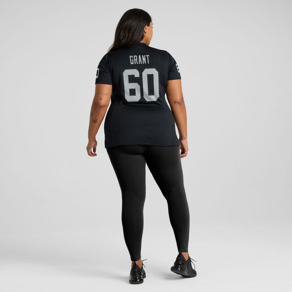 Charles Grant Las Vegas Raiders Women's Team Game Jersey Black - Nike