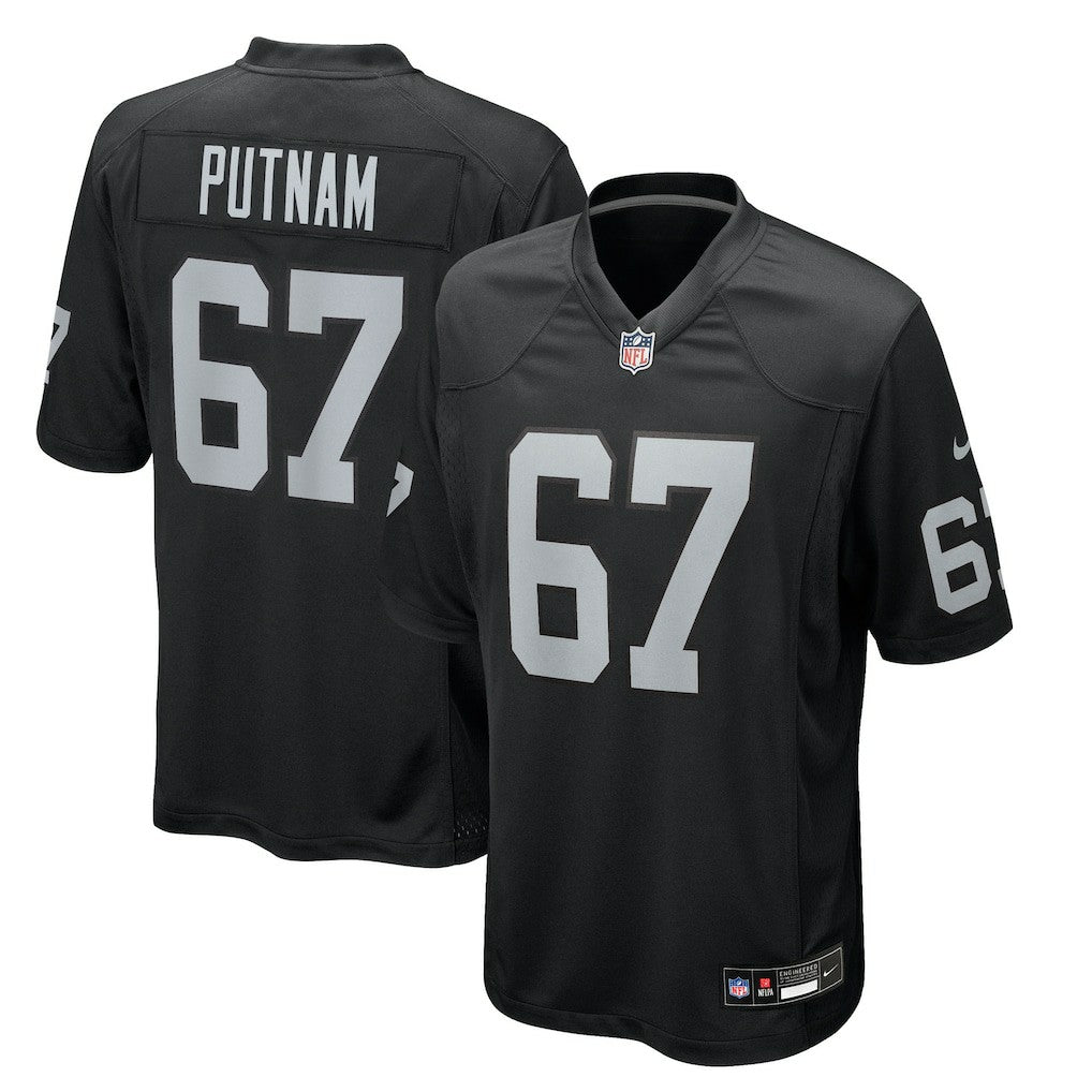 Will Putnam Las Vegas Raiders Team Game Jersey Black - Nike