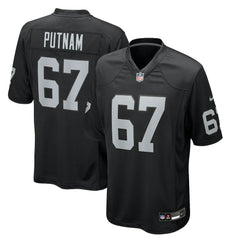 Will Putnam Las Vegas Raiders Team Game Jersey Black - Nike