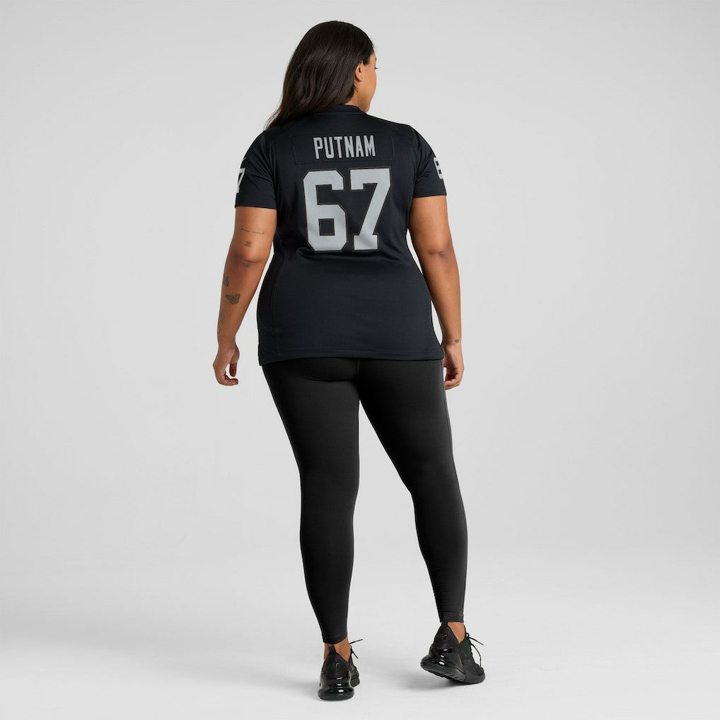 Will Putnam Las Vegas Raiders Women's Team Game Jersey Black - Nike