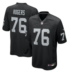Caleb Rogers Las Vegas Raiders Team Game Jersey Black - Nike