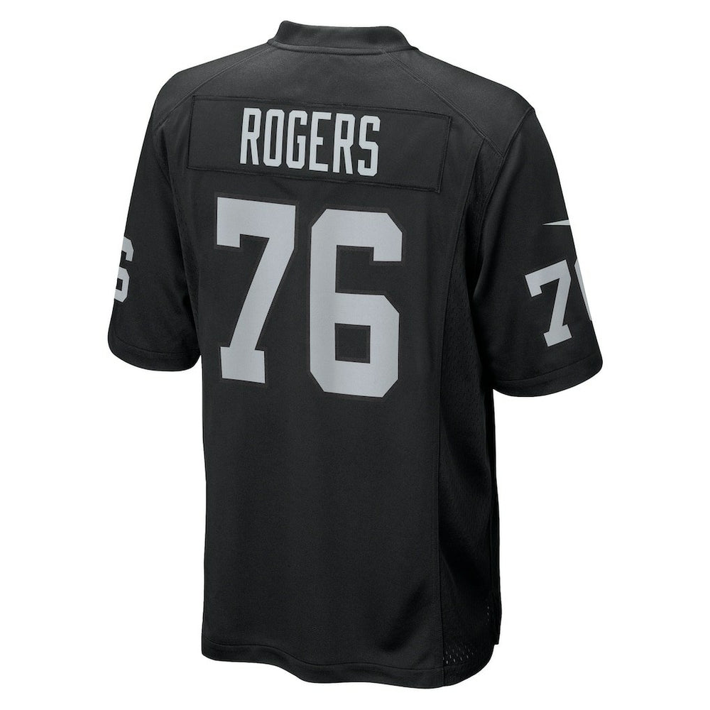 Caleb Rogers Las Vegas Raiders Team Game Jersey Black - Nike