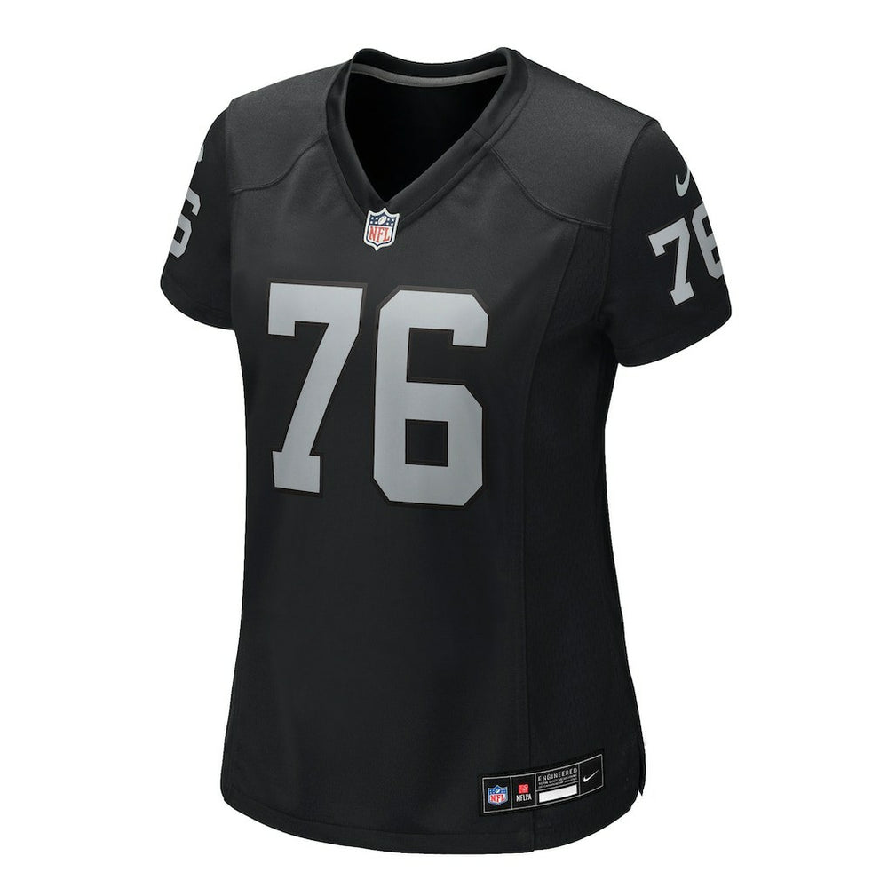 Caleb Rogers Las Vegas Raiders Women's Team Game Jersey Black - Nike