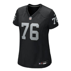 Caleb Rogers Las Vegas Raiders Women's Team Game Jersey Black - Nike