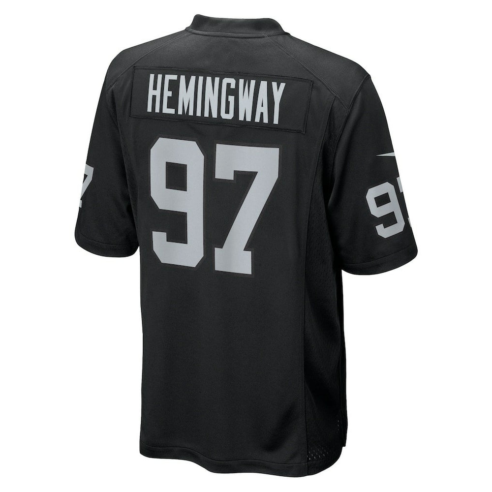 Tonka Hemingway Las Vegas Raiders Team Game Jersey Black - Nike
