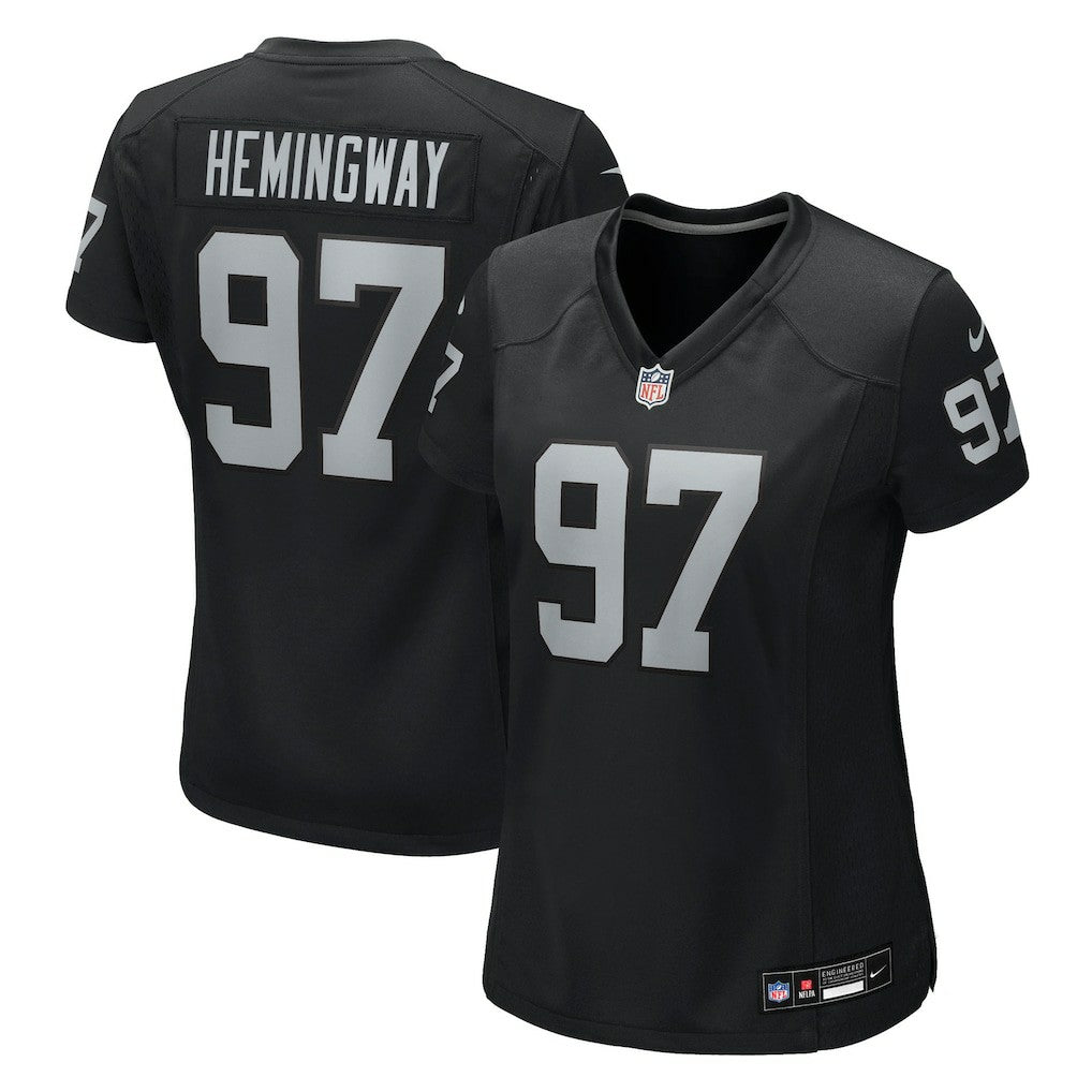 Tonka Hemingway Las Vegas Raiders Women's Team Game Jersey Black - Nike