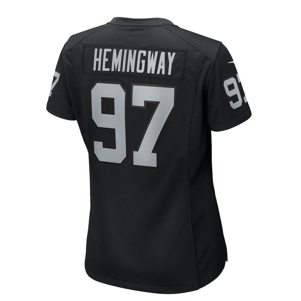 Tonka Hemingway Las Vegas Raiders Women's Team Game Jersey Black - Nike