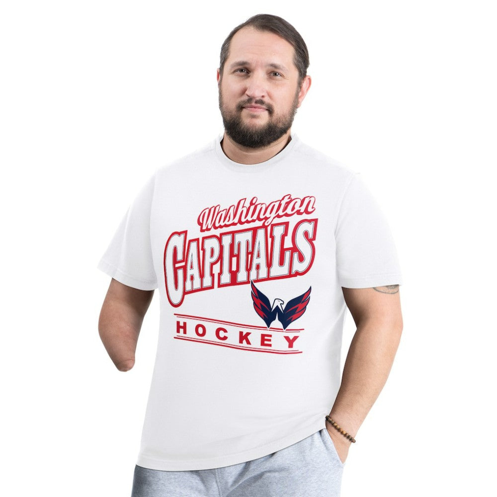 Washington Capitals G-III Sports by Carl Banks Adaptive Headliner T-Shirt White