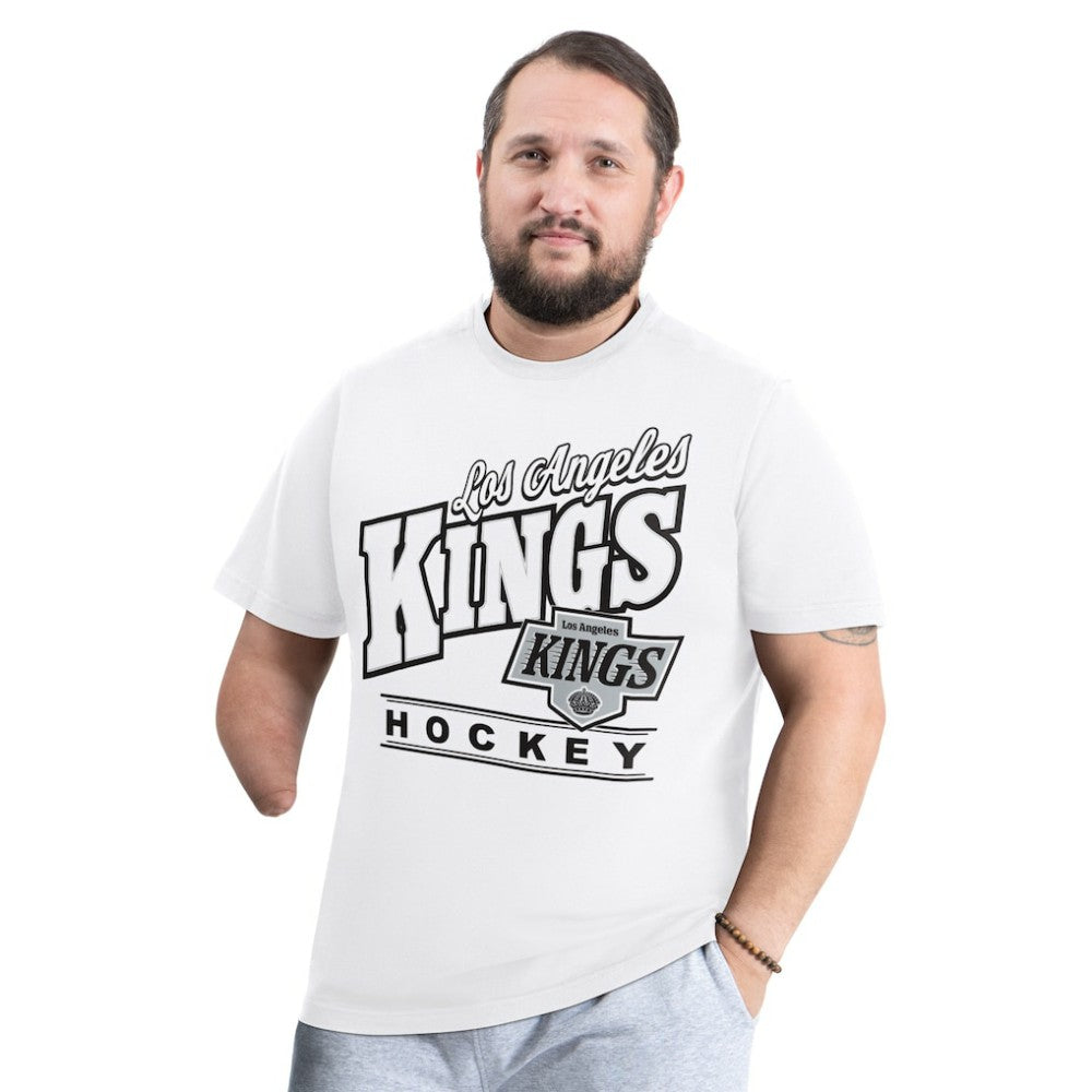Los Angeles Kings - G-III Sports by Carl Banks Adaptive Headliner T-Shirt White