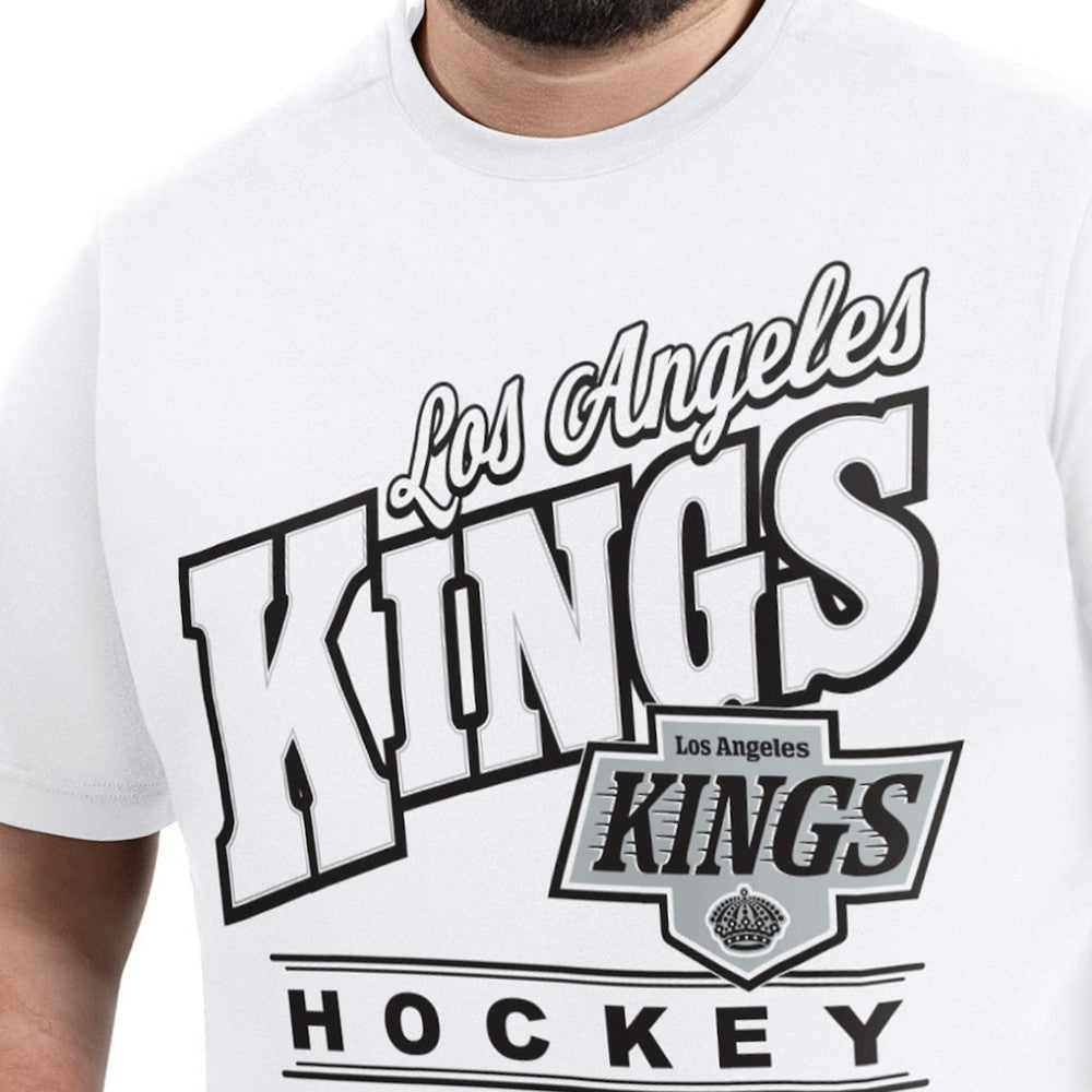 Los Angeles Kings - G-III Sports by Carl Banks Adaptive Headliner T-Shirt White