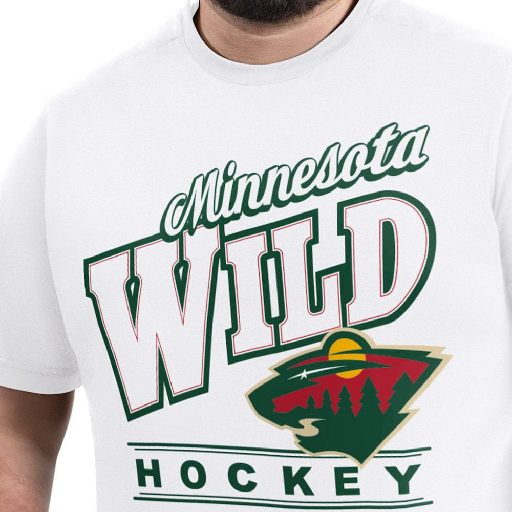 Minnesota Wild - G-III Sports by Carl Banks Adaptive Headliner T-Shirt White