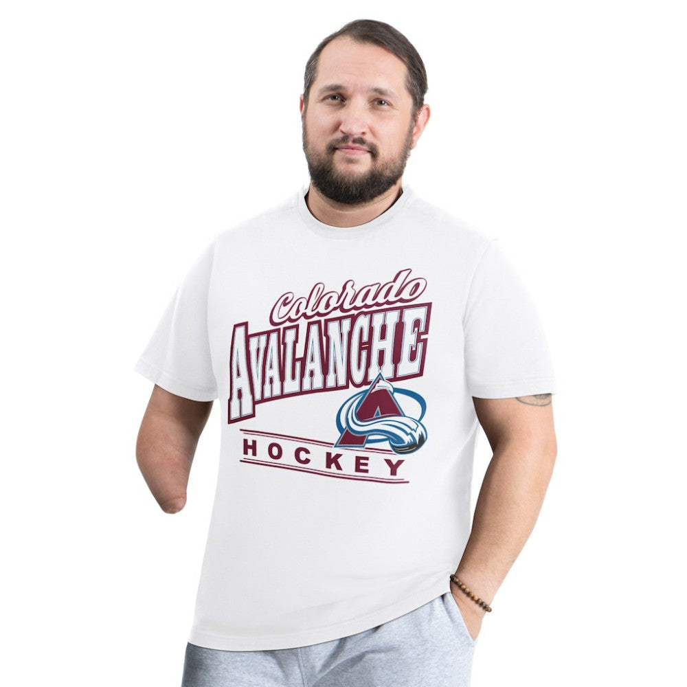 Colorado Avalanche - G-III Sports by Carl Banks Adaptive Headliner T-Shirt White