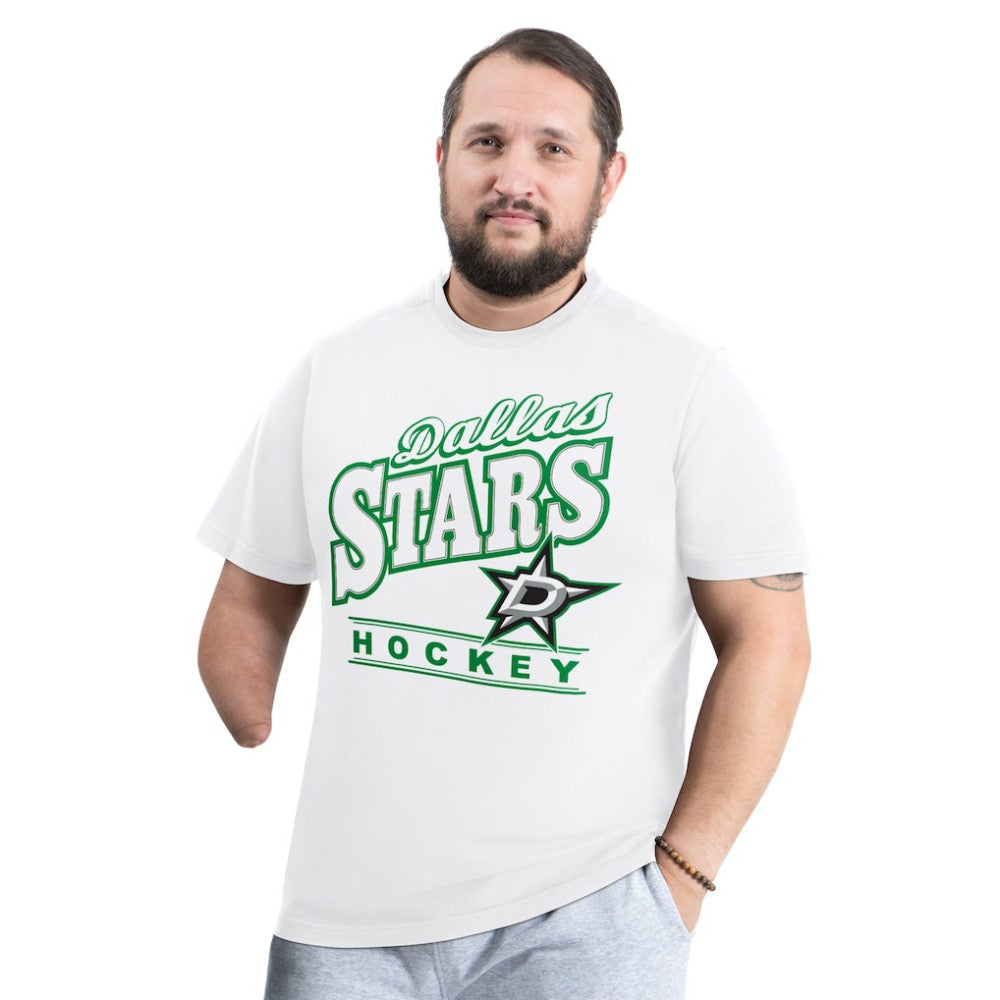 Dallas Stars - G-III Sports by Carl Banks Adaptive Headliner T-Shirt White