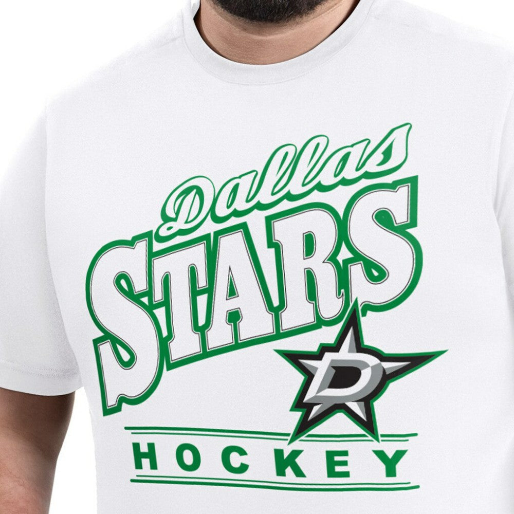 Dallas Stars - G-III Sports by Carl Banks Adaptive Headliner T-Shirt White
