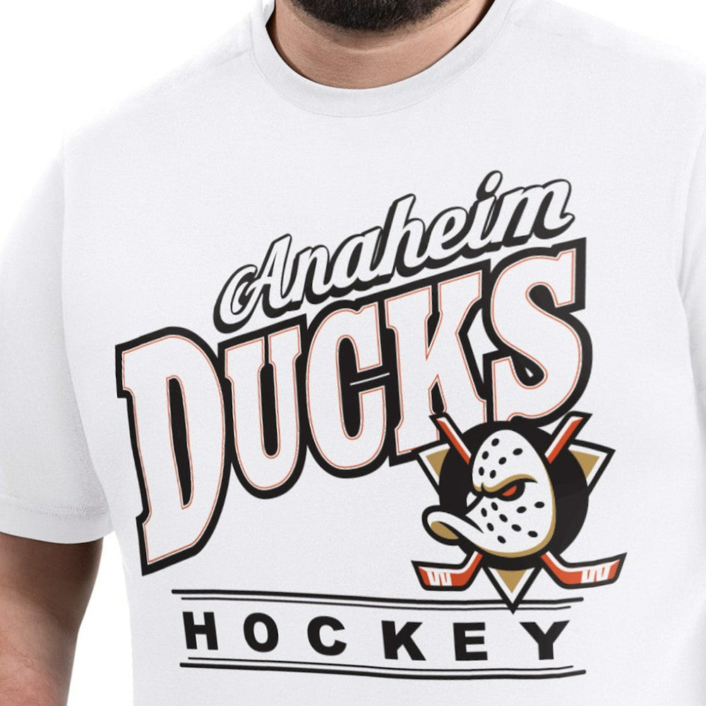 Anaheim Ducks - G-III Sports by Carl Banks Adaptive Headliner T-Shirt White