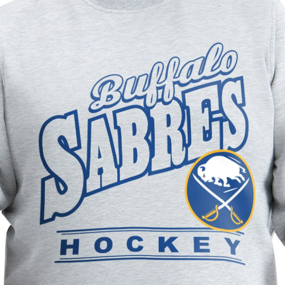 Buffalo Sabres - G-III Sports by Carl Banks Adaptive Headliner Fleece Sweatshirt Gray
