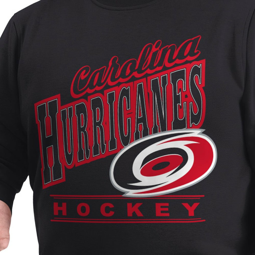 Carolina Hurricanes - G-III Sports by Carl Banks Adaptive Headliner Fleece Sweatshirt Black