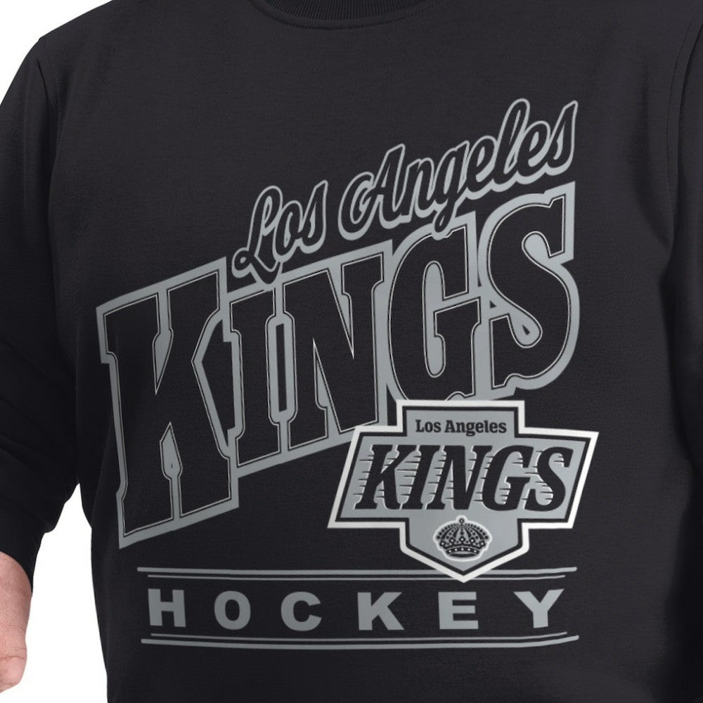 Los Angeles Kings - G-III Sports by Carl Banks Adaptive Headliner Fleece Sweatshirt Black