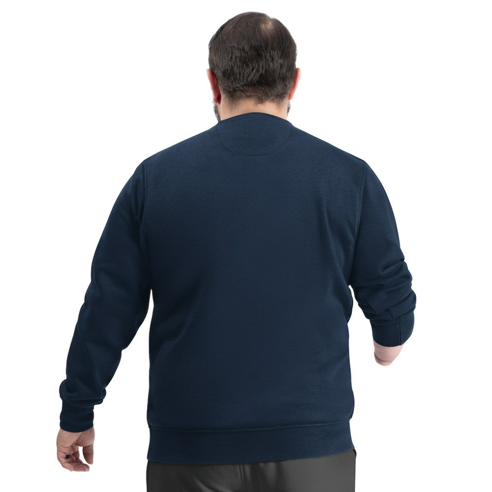 Vancouver Canucks - G-III Sports by Carl Banks Adaptive Headliner Fleece Sweatshirt Navy