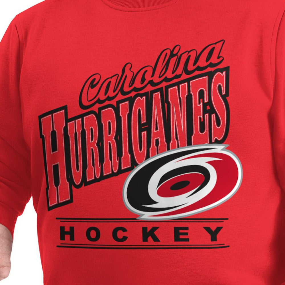 Carolina Hurricanes - G-III Sports by Carl Banks Adaptive Headliner Fleece Sweatshirt Red