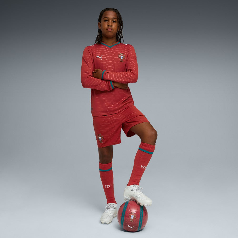 Puma Portugal National Team Youth 2026 Replica Shorts - Red