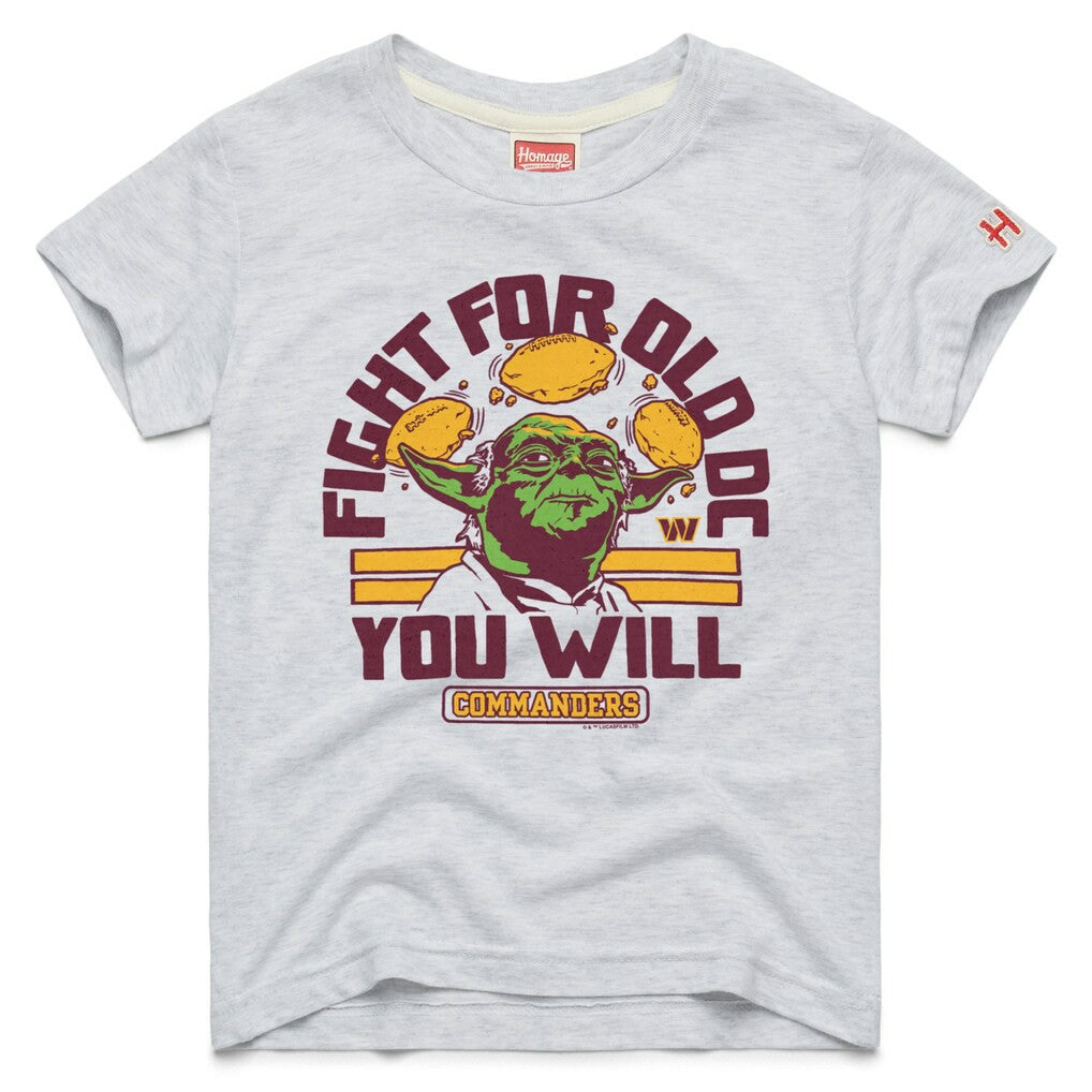 Washington Commanders Homage Youth Star Wars x NFL Tri-Blend T-Shirt White - NFL