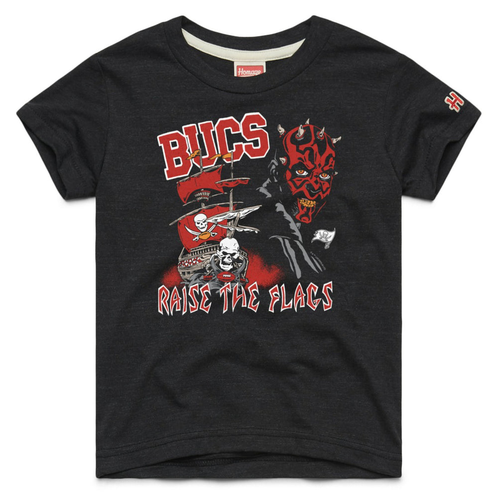 Tampa Bay Buccaneers Homage Youth Star Wars x NFL Tri-Blend T-Shirt Black - NFL