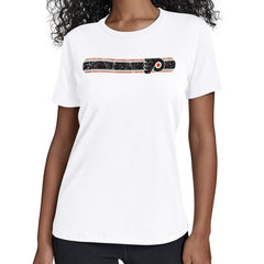 Philadelphia Flyers - Starter Women's Team Stripe T-Shirt White