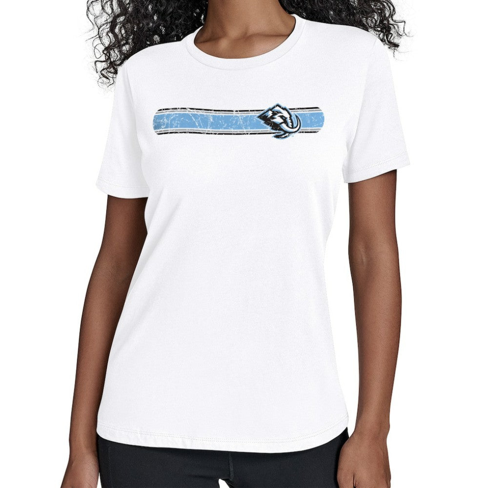 Utah Mammoth - Starter Women's Team Stripe T-Shirt White