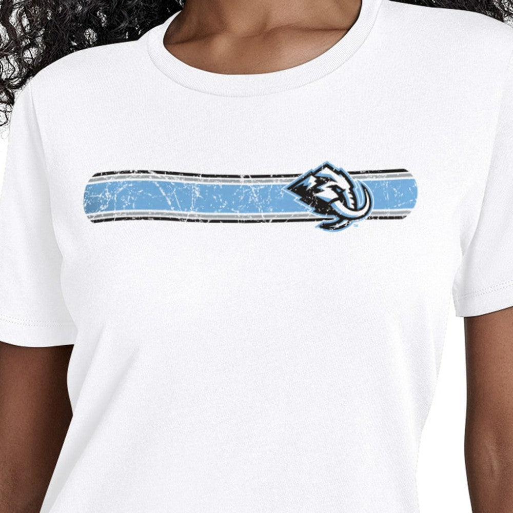 Utah Mammoth - Starter Women's Team Stripe T-Shirt White