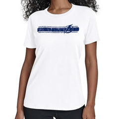 Tampa Bay Lightning - Starter Women's Team Stripe T-Shirt White