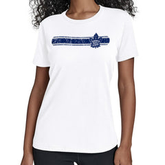 Toronto Maple Leafs - Starter Women's Team Stripe T-Shirt White