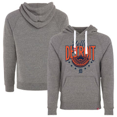 Detroit Tigers Sportiqe Unisex Hello Detroit Olsen Tri-Blend Fleece Hoodie Clearance