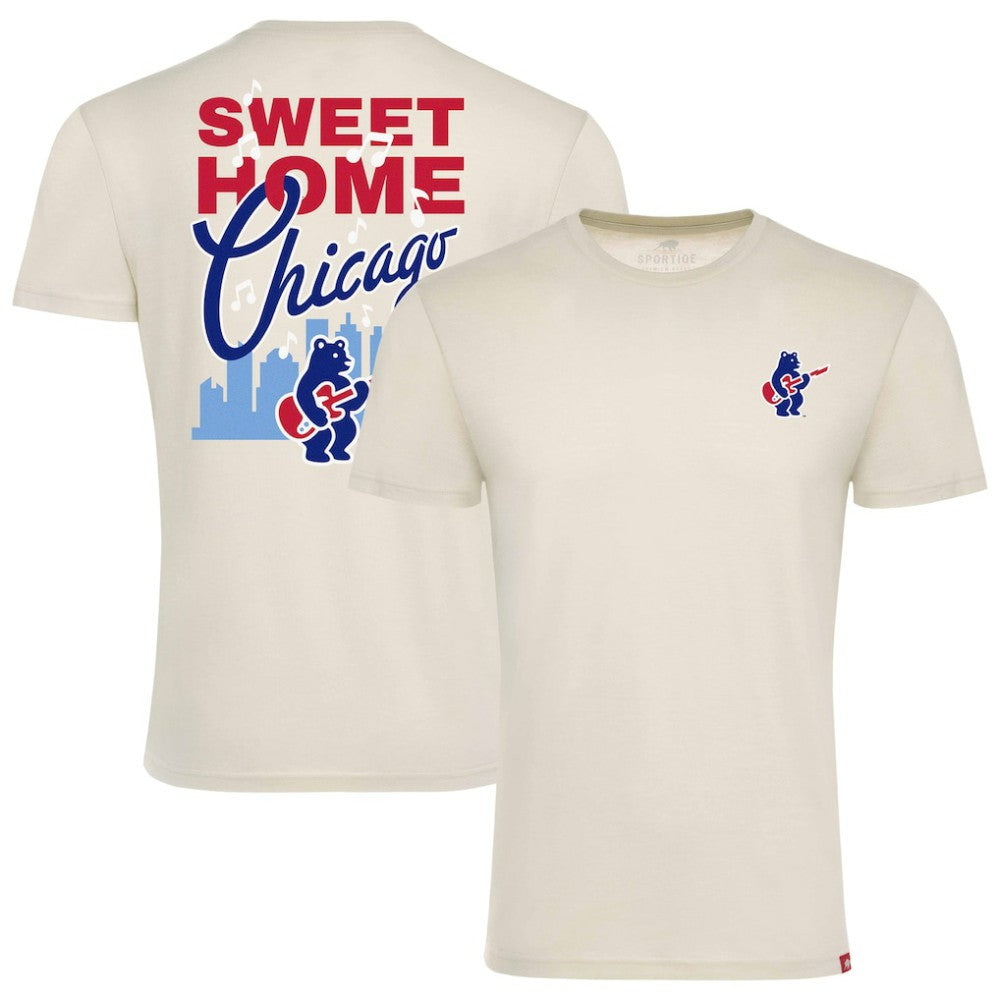Chicago Cubs Sportiqe Unisex Sweet Home Chicago Comfy Tri-Blend Jersey T-Shirt On Sale