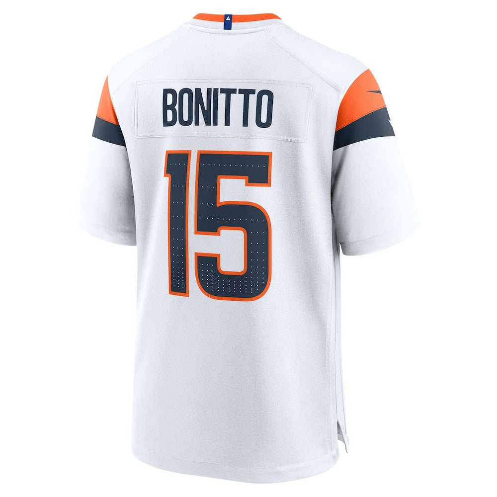 Nik Bonitto Denver Broncos Game Jersey White - Nike