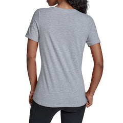 NBA - Brooklyn Nets Starter Women's Team Stripe V-Neck T-Shirt - Gray