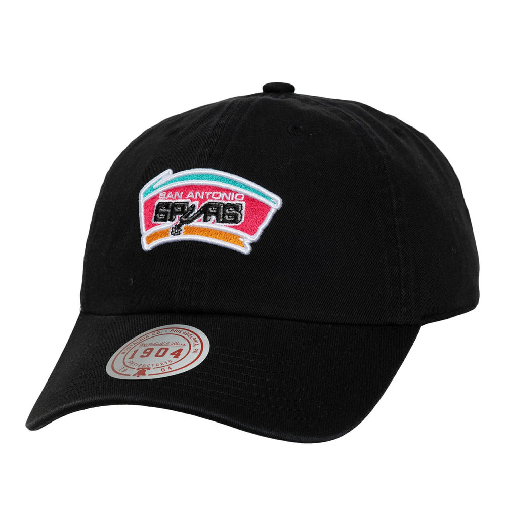Mitchell & Ness - San Antonio Spurs Hardwood Classics 1904 Adjustable Hat - Black