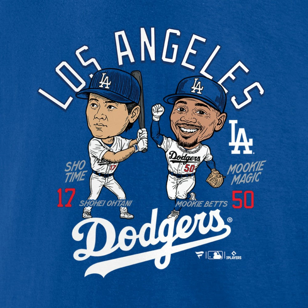 Mookie Betts & Shohei Ohtani Los Angeles Dodgers Player Duo T-Shirt Sale